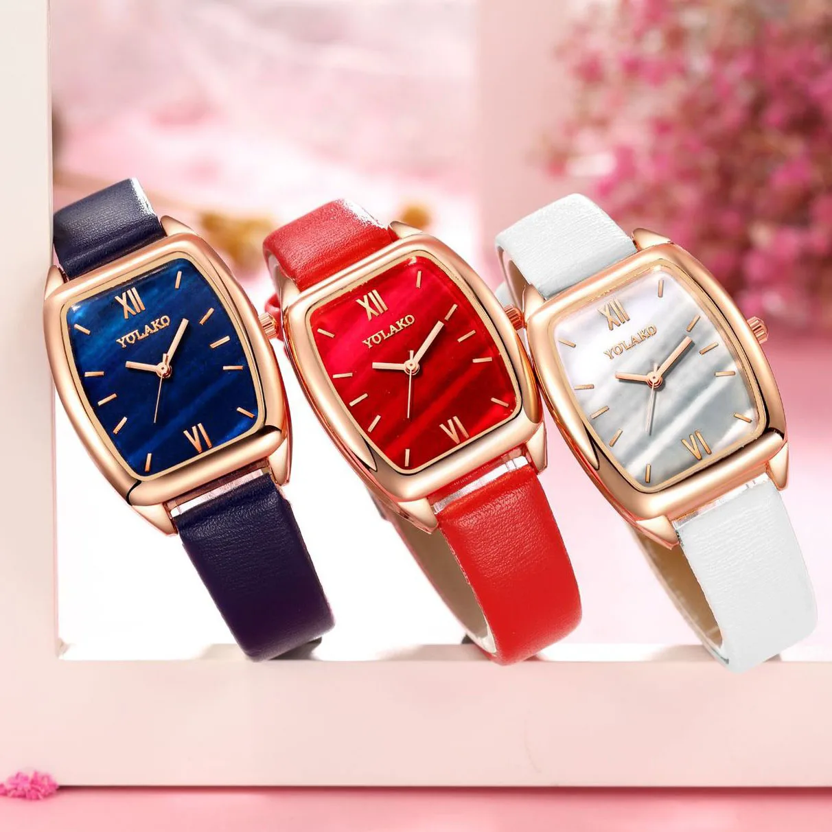 

Luxury Women Bracelet Quartz Watches for Women Leather Watch Ladies Sports Dress Pink Dial Wrist Watch Clock Relogio Feminino