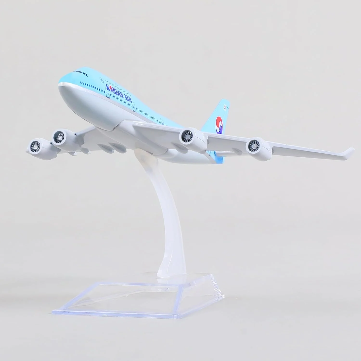 16cm Korean Air B747 Model Airplane Diecast Metal 1/400 Scale Alloy Plane Model Toys Children Kids Gift Collectible Miniatures