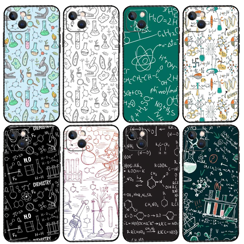 

Биология и химия чехол для телефона iPhone 15 14 Plus 11 12 13 Pro Max Mini 7 8 X XR XS Max SE 2020 2022 чехол