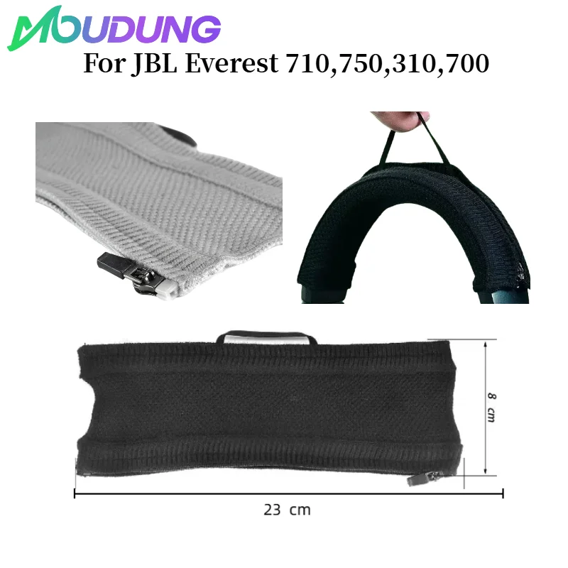 

Suitable For JBL Everest 710,750,310,700 Headphones Zipper Knitted fabric Headband Protector fashion headphone Accessories