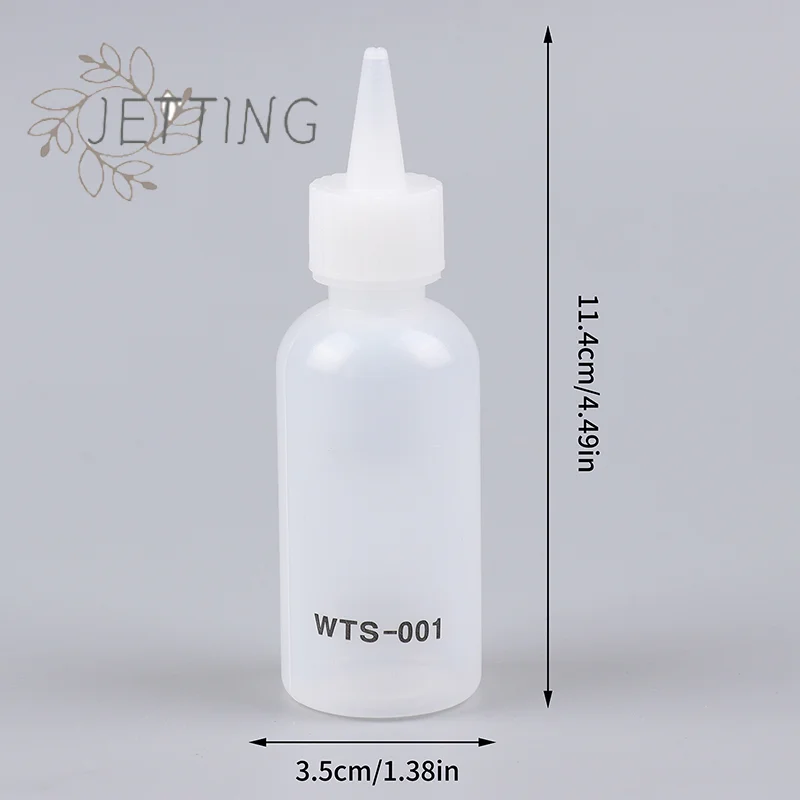حار 1 قطعة 50 مللي WTS-001 البلاستيك زجاجة الكحول السائل مع إبرة ل موزع الصنوبري لحام الجريان لصق الهاتف PCB لحام إصلاح #6