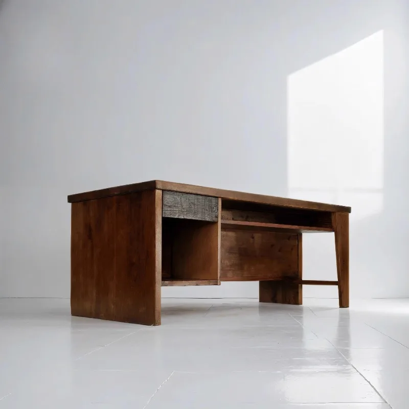 Desk Solid wood Double-sided use Desk Computer writing desk Study table