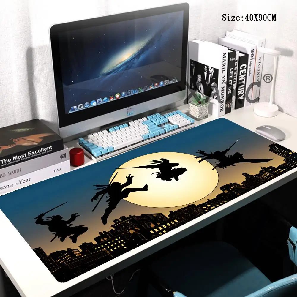 

HYBXAXC Turtles Mouse Pad Tablet Laptop xl desktop mouse mat cute HD printing Gaming keyboard pad 90x40 cm