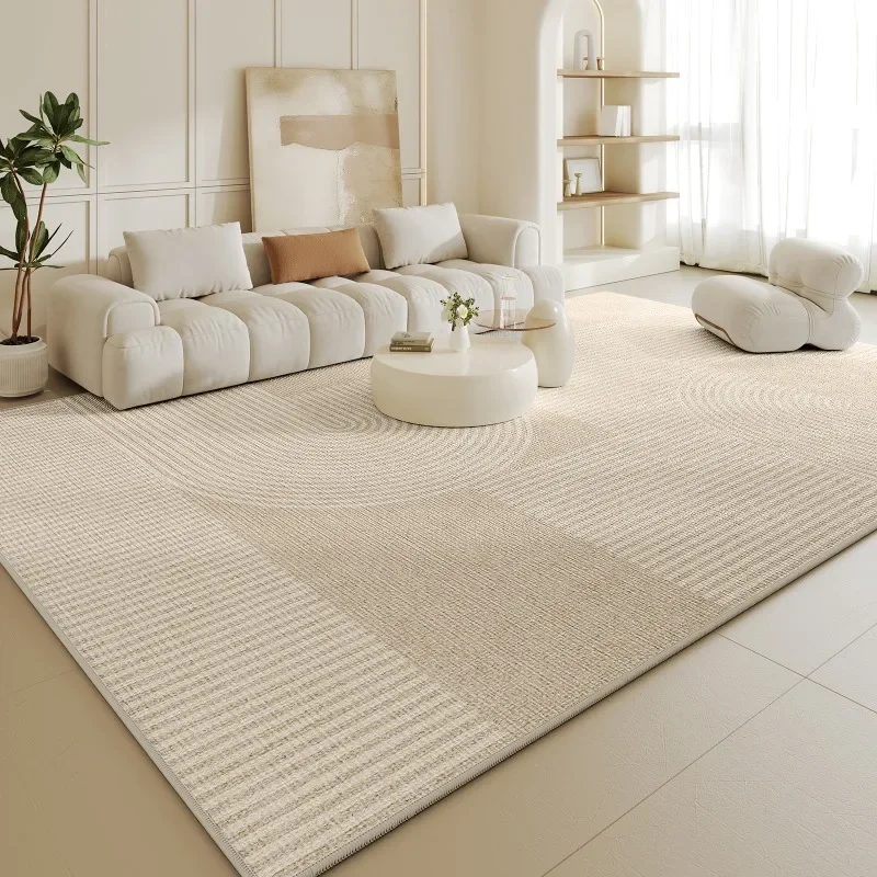 Living Room Carpet Simplistic Advanced Lines Home Decoration Large Area Mat Coffee Tables Bedroom Bedside Rug Alfombra Tapis 러그