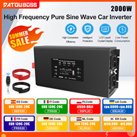 DATOUBOSS DN-03 12V 24V 36V 60V Portable Car Inverter Rated Power 2000W Peak Power 4000W High Frequency Pure Sine Wave Inverter
