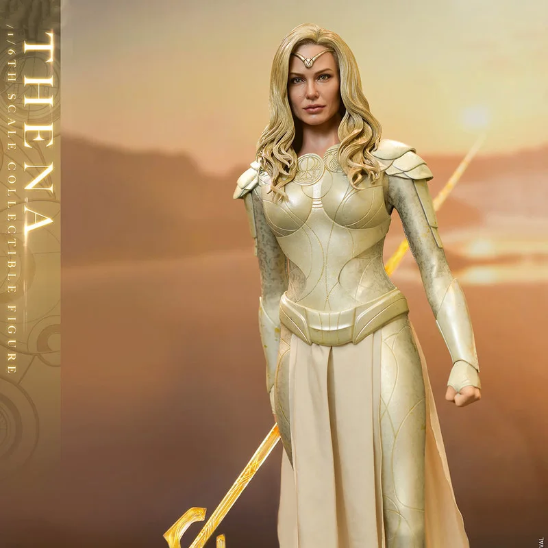 In Stock Genuine Hot Toys MMS628 Eternals Thena Angelina Jolie Action Figure PVC 30CM Collectible Model Statuette Ornament Gift