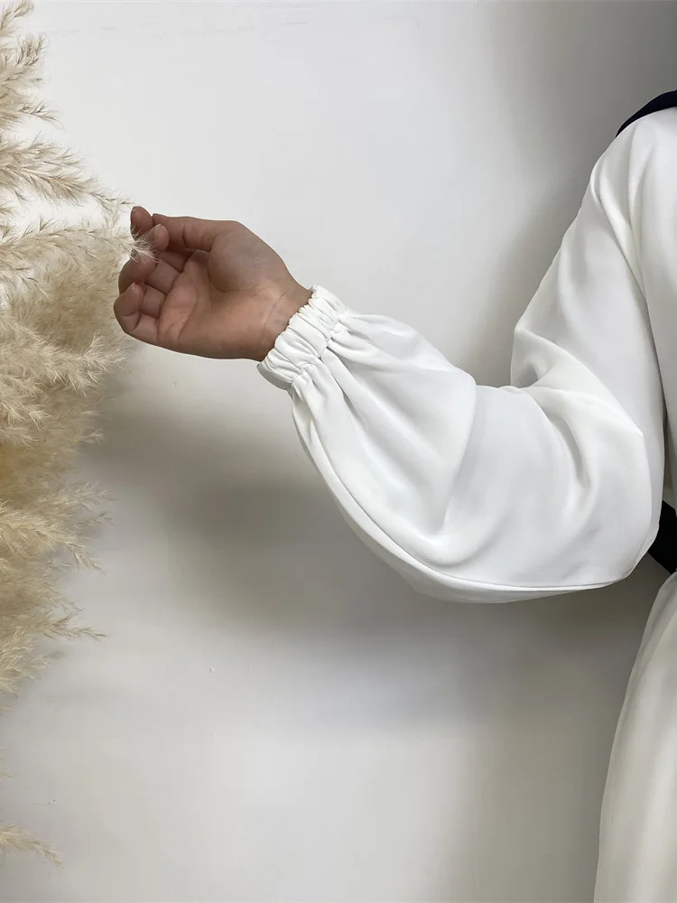حار سيلي أسلوب بسيط فساتين مغربية قفطان تركيا بلون الخليج عبايات المرأة الإسلامية فستان طويل مسلم السعودية رداء رمضان 22