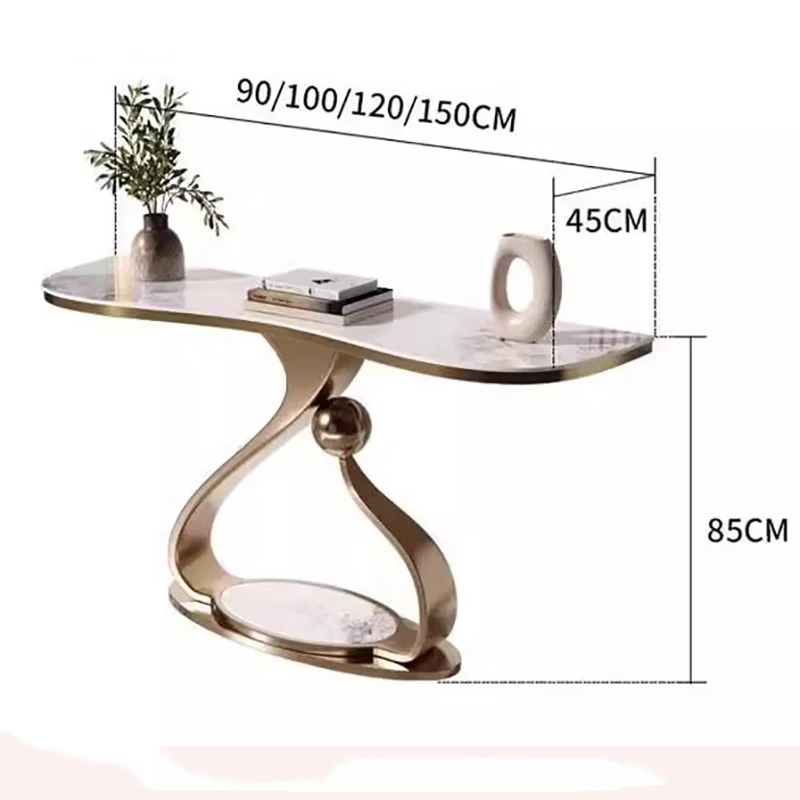 Exquisite Glamour Console Table Classic Premium Entryways Table Versatile Living Room Furniture Mesa Recibidor De Entrada