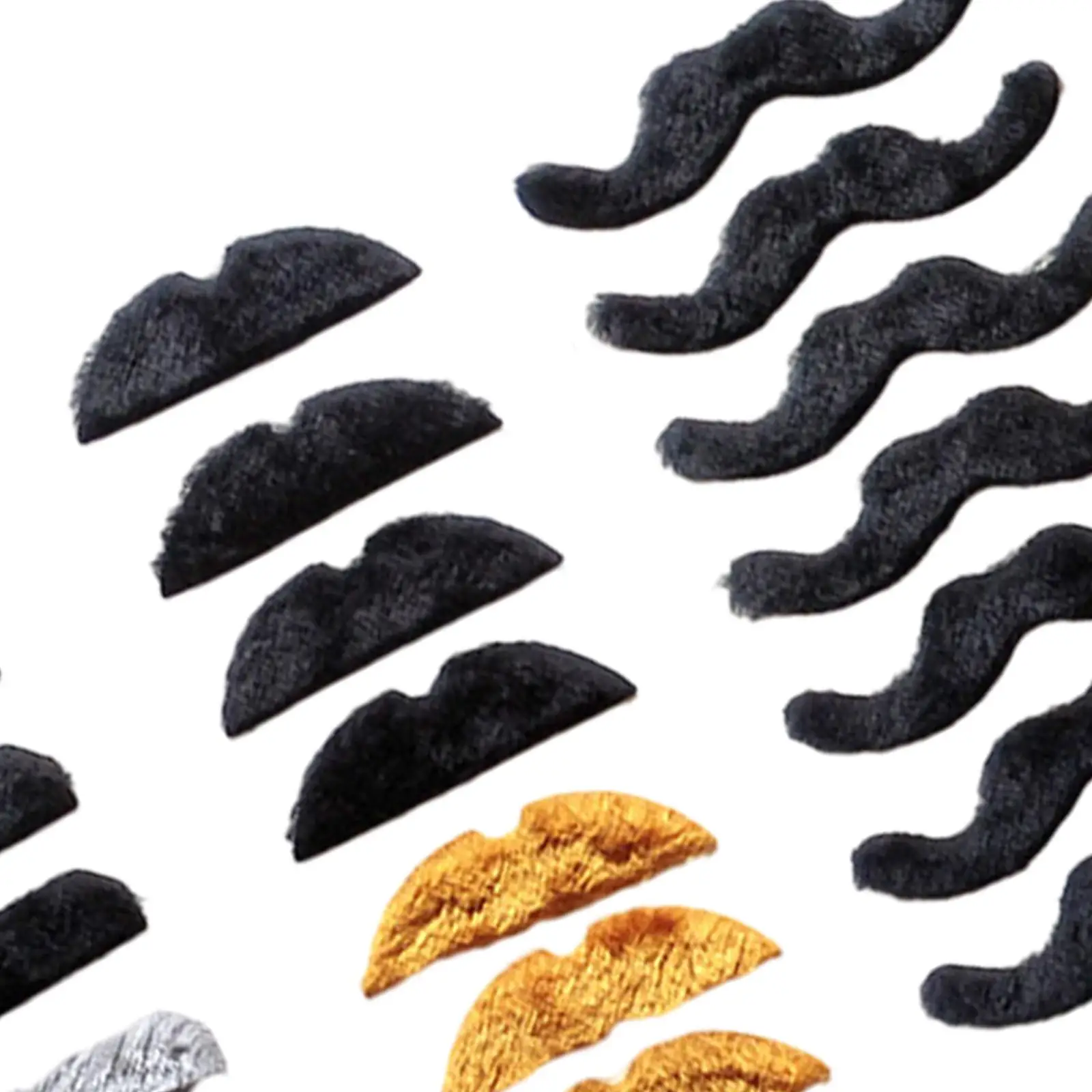 48x Fake Snorren Halloween Party Nieuwigheid Fake Facial Hair Fancy Dress