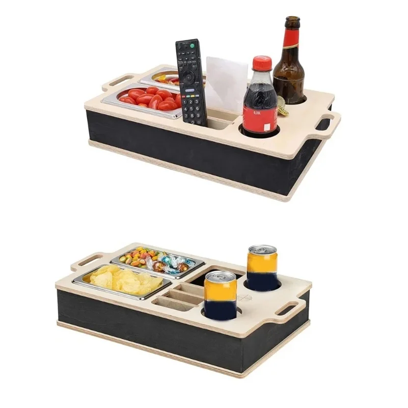Multifunctional Remote Control Tray Phone Stand Tray Business Table Organizers for Office Stuff Students