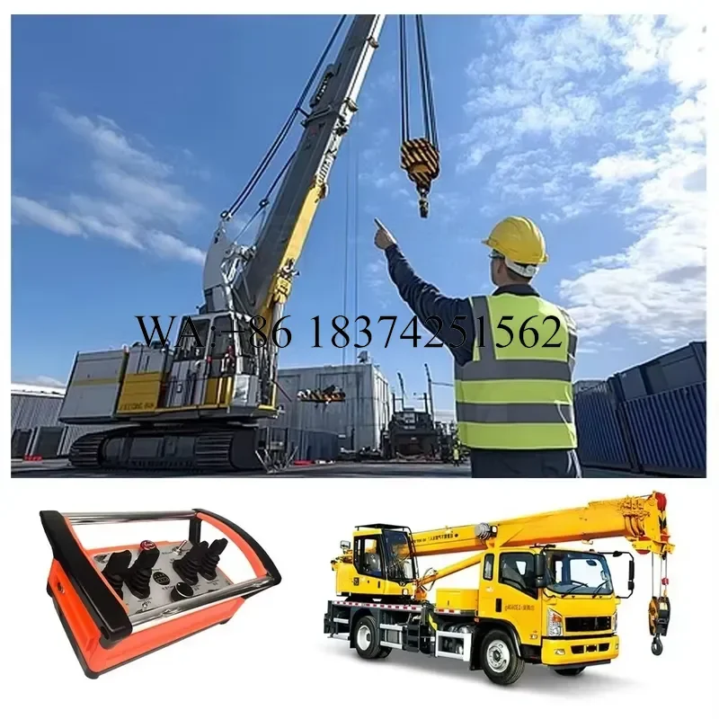 Wmwmnu Professional Industrial Hydraulic Waterproof Joystick Remote Controller for Crane Retrofit