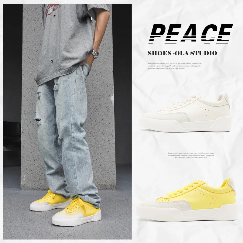 

2025 Hot Selling New Vulcanized Shoes, Low Top Men's Shoes, Trendy Sneakers Casual Men's Board Shoes Sneakers