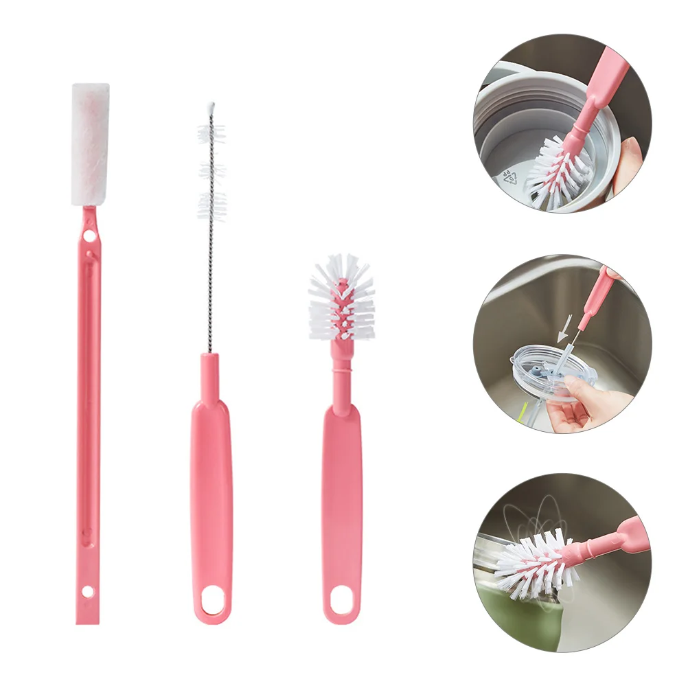 

1 set Cup Brush Bottle Cleaning Straw Cleaner Multi Purpose Water Bottle Glass Milk Baby Straw Cleaning Brush ABS