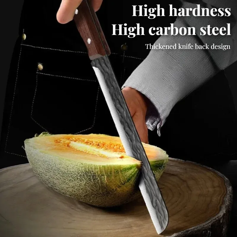 Stainless steel sharp fruit knife, dormitory commercial melon and fruit knife, household specific watermelon and kitchen knife