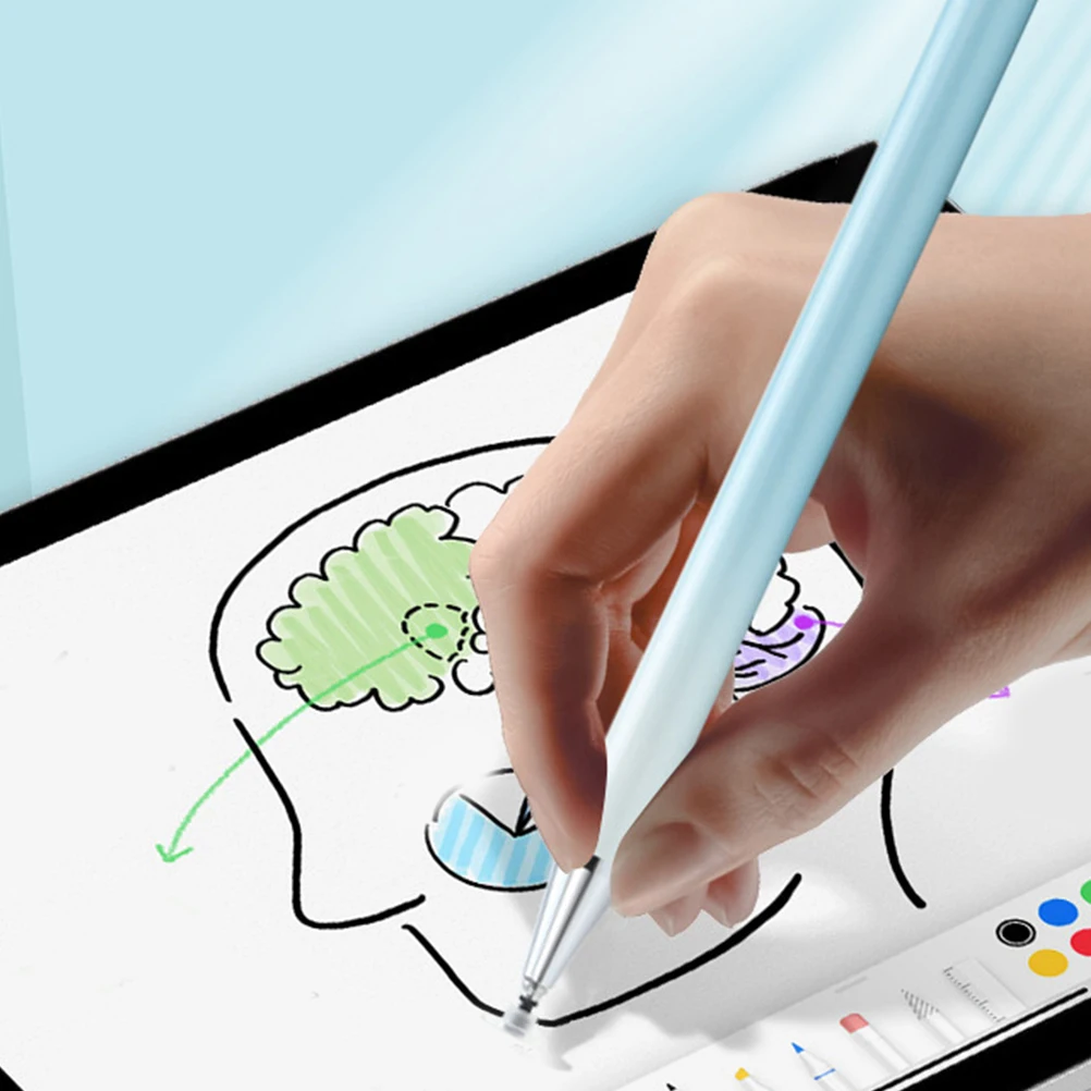 

4pcs Stylus Pens Macaron Gradient Flexible Tip for Tablet Phone Smooth Drawing Capacitive Pen Screen Protector