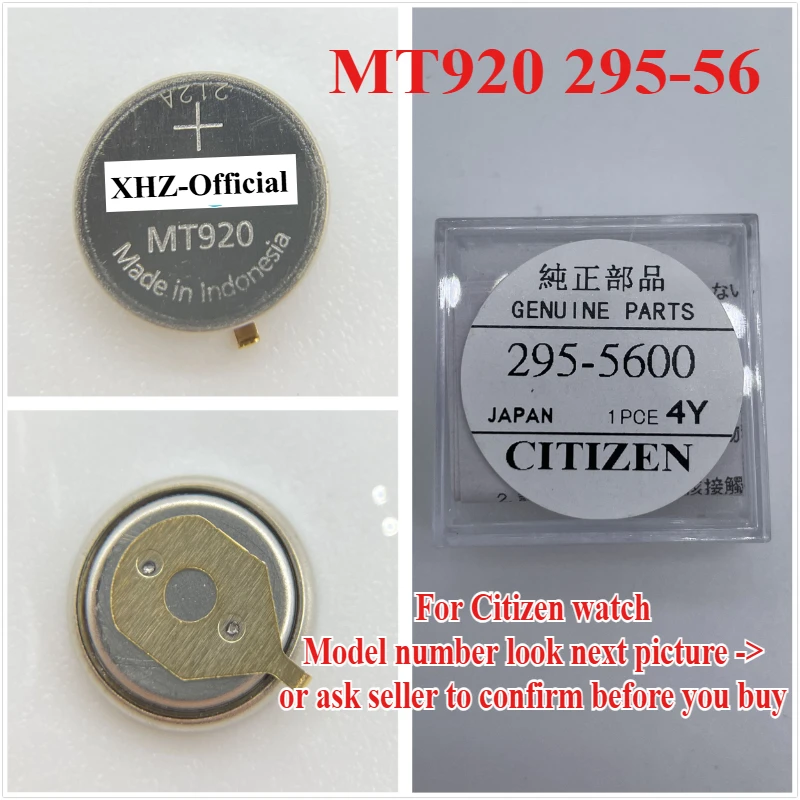 295-5600 MT920 Eco-Drive Watch Rechargeable Battery Capacitor for Citizen Capacitor As 295-40 295 5600 MT 920 295-56 295 56