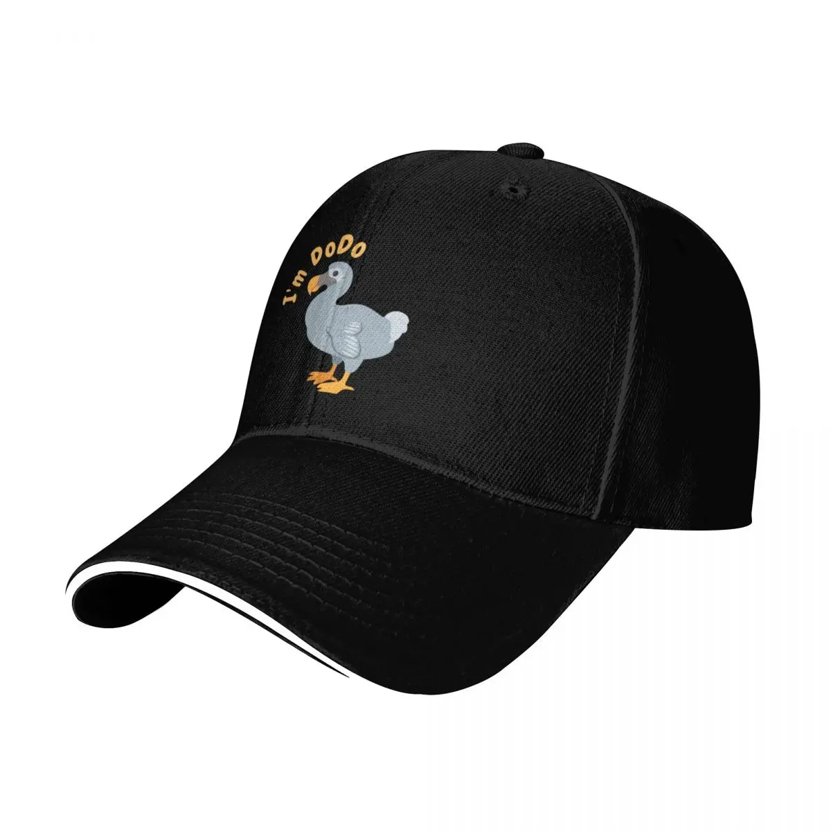 Funny blue dodo bird, I'm dodo bird Baseball Cap Six Panel Structured Crown Sun Protection UPF 50+ Breathable Mesh Back
