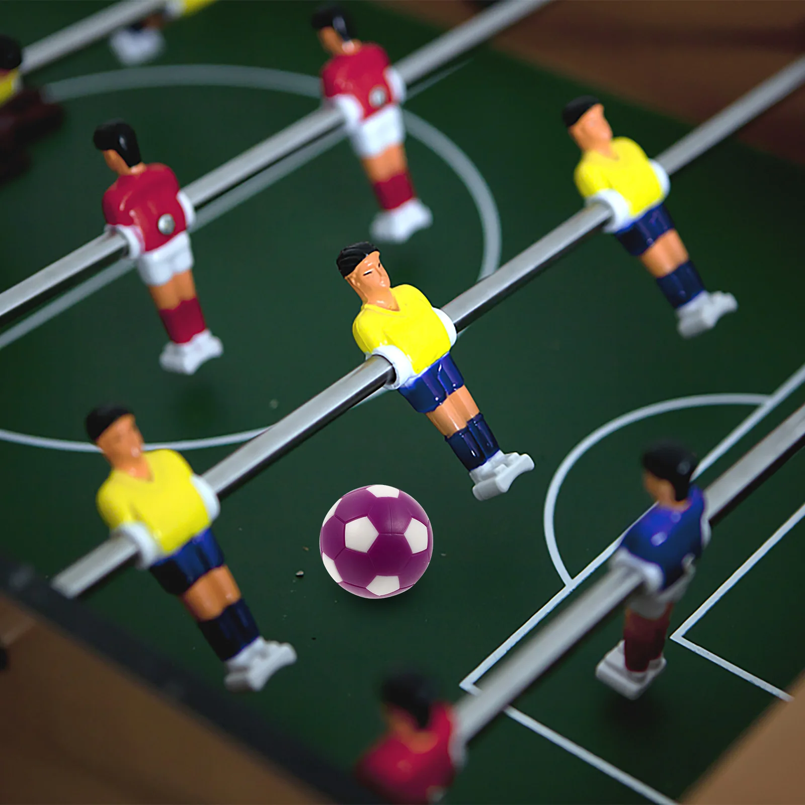 

12 Pcs Table Football Plastic Balls Kids Accessories Replacement Colored Foosball Durable Quality Bright Intuitive Practical Use