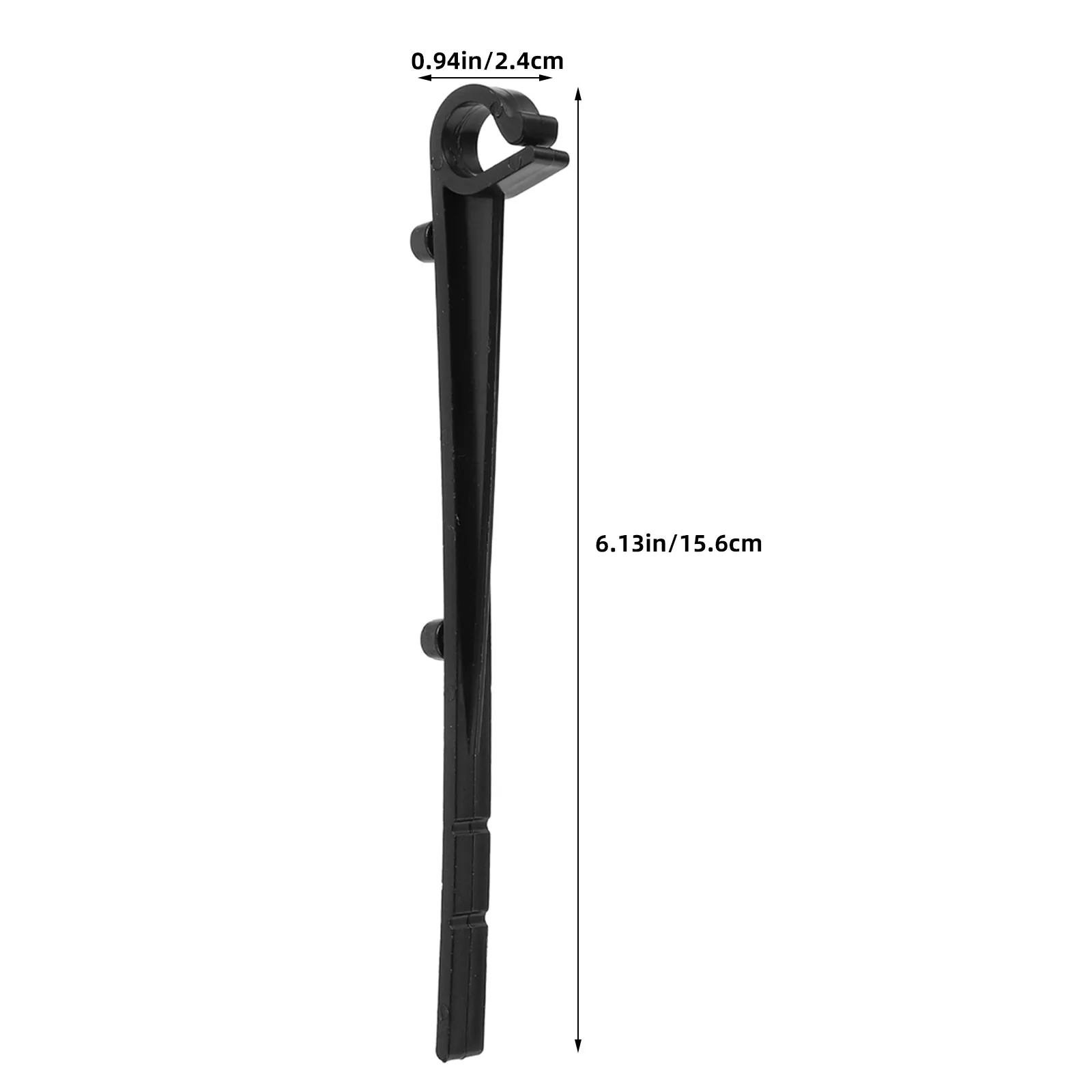 60Pcs Gutter Downspout Guard Clips Sturdy Black Mesh Holders Tool-Free Installation for Residential Commercial Gutters Leaf