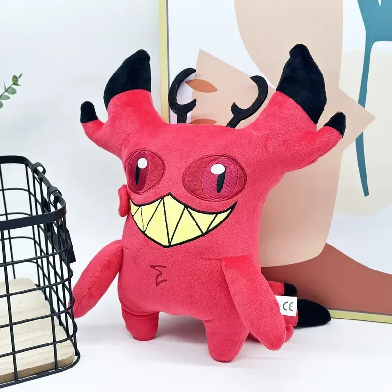 Hot Sale Hazbin Hotel Husk Meow Husk Meow Plush Toys Cute Cartoon Plushie Dolls Soft Stuffed Anime Periphery Kids Birthday Gifts