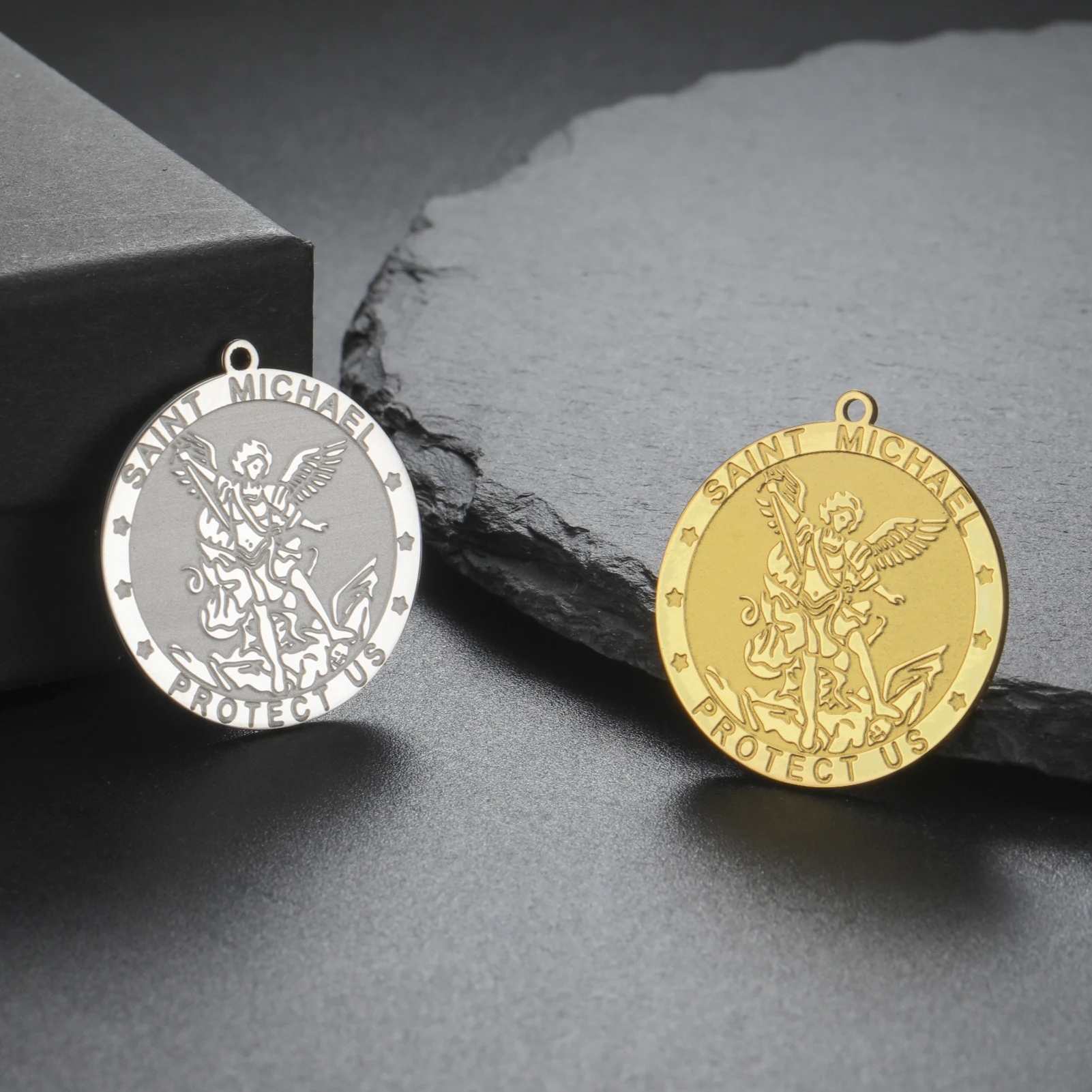 1pc Saint Michael Pendant for  - đánh giá và giá Jewelry Making Michaels