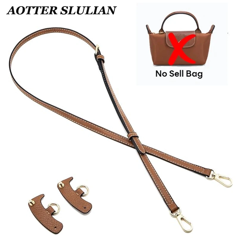 

Leather Purse Straps Replacement Handbag Accessories Leather Shoulder Strap Punch-Free Adapter Adjustable Replacement Strap