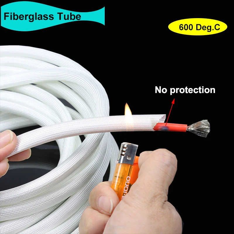 1/2/5M White Fiberg…