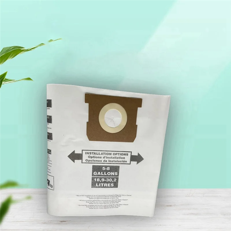 شعبية 7 قطعة العالمي الجاف Vac كيس لجميع الغبار 5 إلى 8 جالون المكانس الكهربائية لمتجر Vac 5-8 جالون Ridgid VF أكياس الغبار