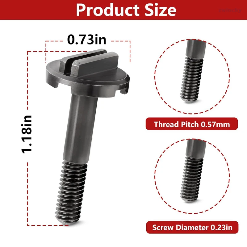 06-75-0025 Bladschroef Multi-Tool Accessoires Voor Milwaukee 2626-20 18V Gereedschap Mes Steun Pad Schroef Vervangend Onderdeel Past