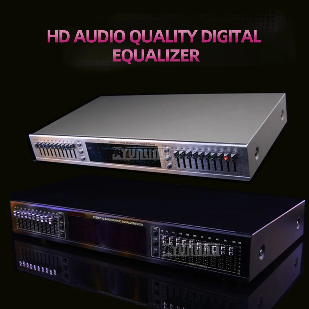 

HD Sound Quality Digital Equalizer EQ Tone mixer Front Enlarger Marquee Effector R