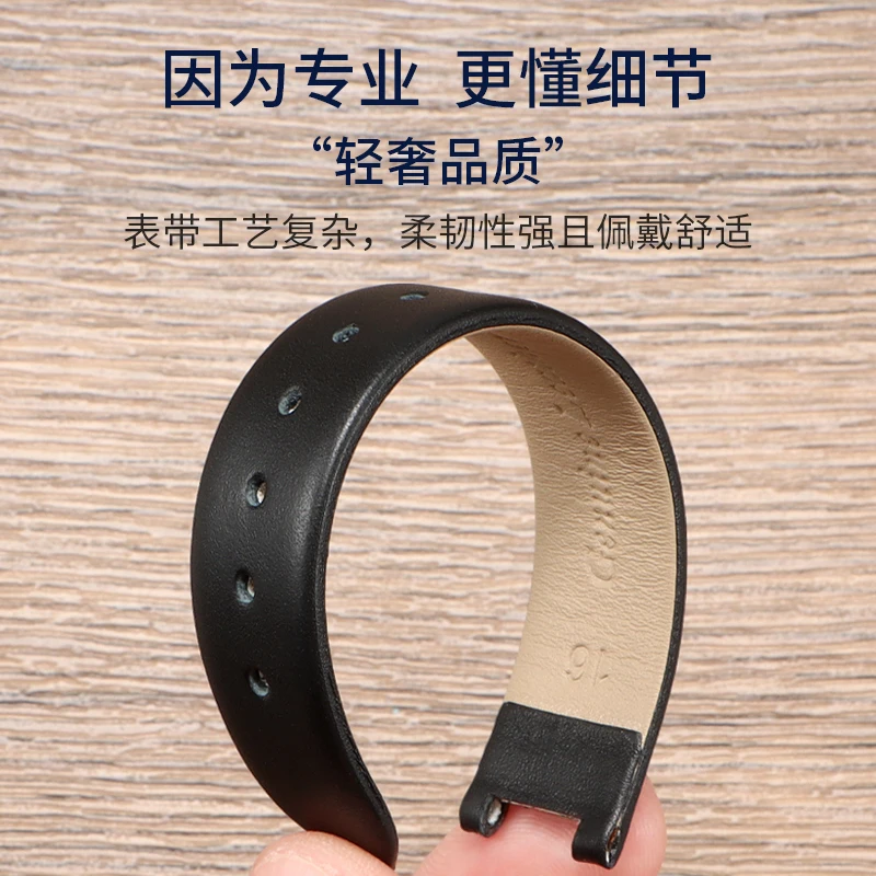 KASSAW K885L Galaxy Series женский ремешок для часов из текстурированной воловьей кожи с эргономичным дизайном с насечкой для роскошных часов Starry Night