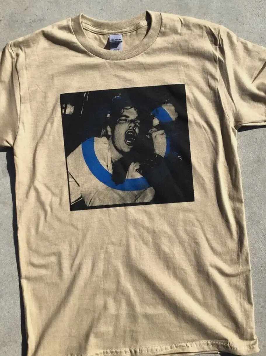 

Germs Darby Crash T shirt sand color unisex punk rock band