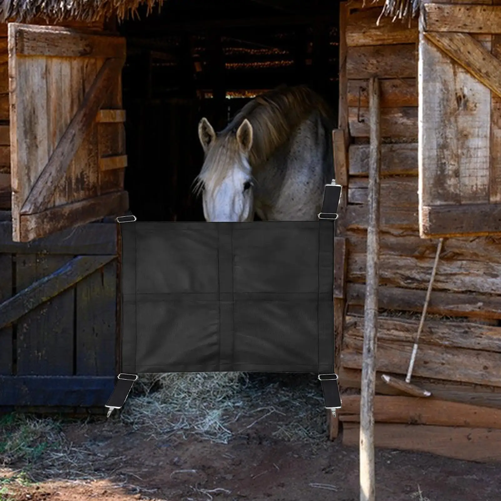 

Stall Gates for Horses Equine Fence Protective Straps Horse Stall Guard for Corral Barn Outdoors Training Equestrian Farm