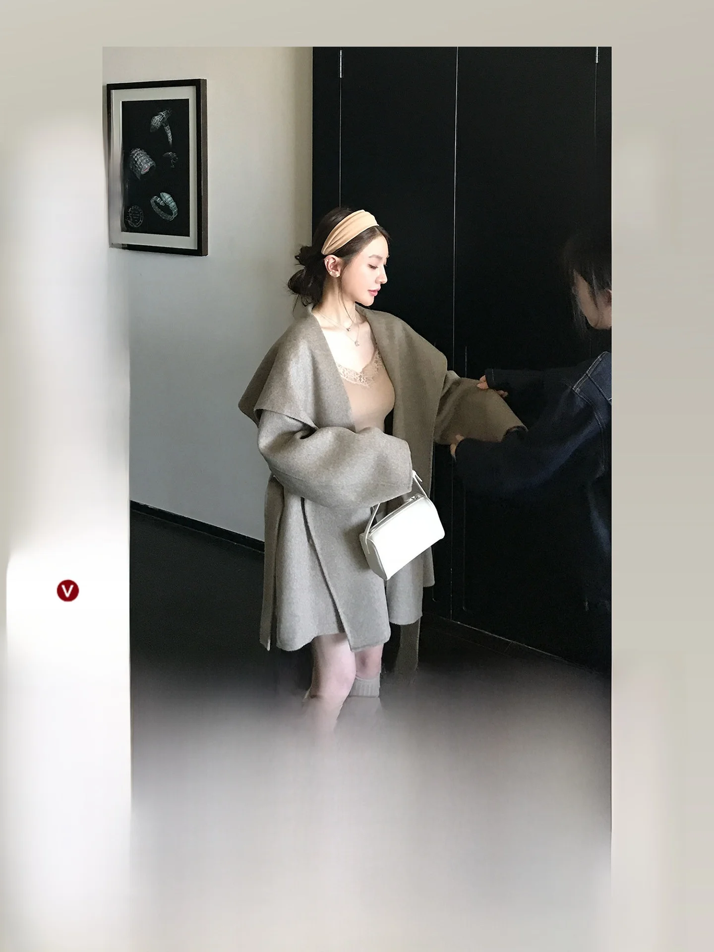 

Классическое шерстяное пальто-тотем Skk Store, двустороннее шерстяное пальто с отложным воротником, утепленное, для весны, осени и зимы, женское