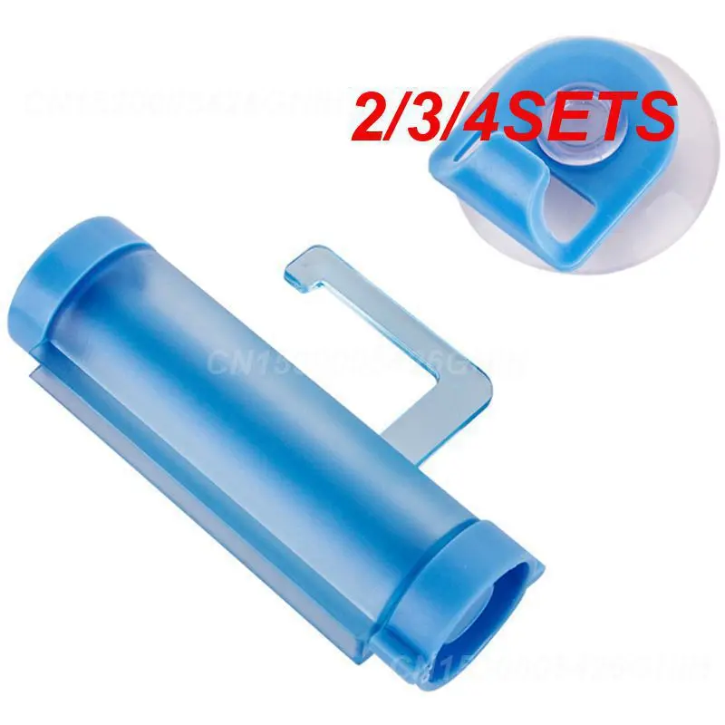 2/3/4SETS Toothpaste Hygienic Durable Modern Must-have Efficient Game-changing Space-saving Toothpaste Holder