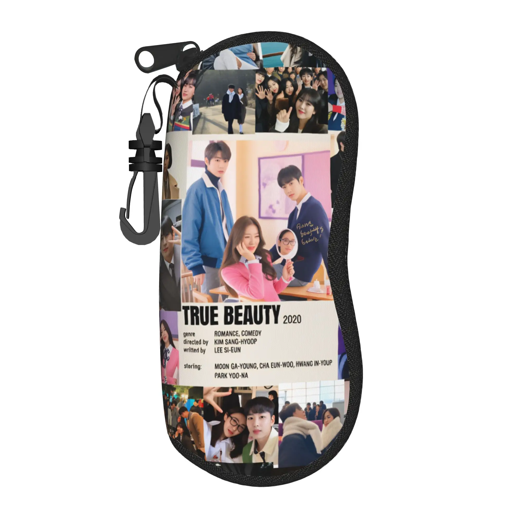 True Beauty  Glasses Case Cha EunWoos  Convenient Sunglasses Case Fashion Eyewear Storage Zipper Eyeglass Protector