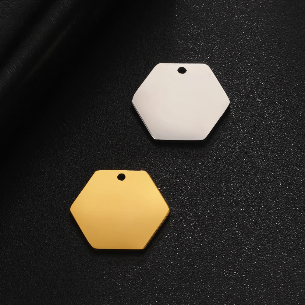 5pcs/lot Gold Color Stainless Steel Geometric Charms for Jewelry Making DIY Pendant for Earring Bracelet Necklace Wholesale