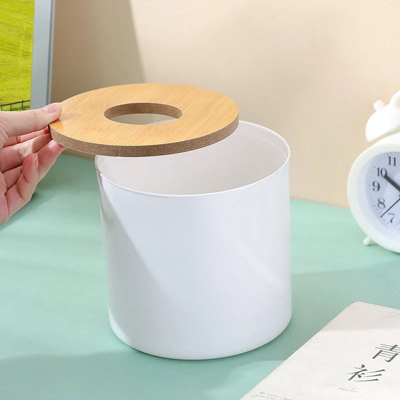 Bamboo Tissue Box Creative Simplicity Living Room Household Paper Box Napkin Box Remote Control Storage Box Roll Paper Boxes