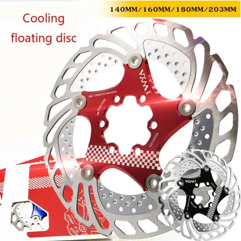 

92ME Stainless Steel Bike Disc Brake Rotor with 6 Bolts 140mm 160mm 180mm 203mm