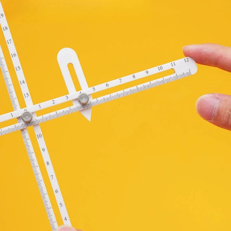 Conjunto de ferramentas combinadas de regra de medição de cerâmica multifuncional profundidade/espessura/calibre régua de medição ferramentas de cerâmica