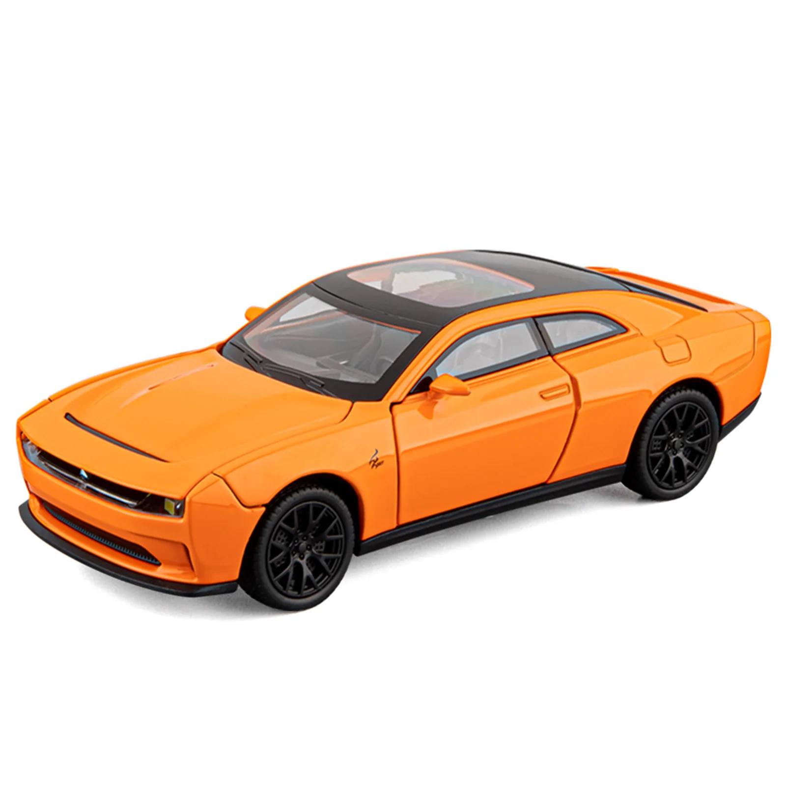 1:32 Dodge SRT Hellcat Nieuwe Energie sportwagen Diecast Metaallegering Model auto Geluid Licht Trek Collectie Kinderen Speelgoed Geschenken