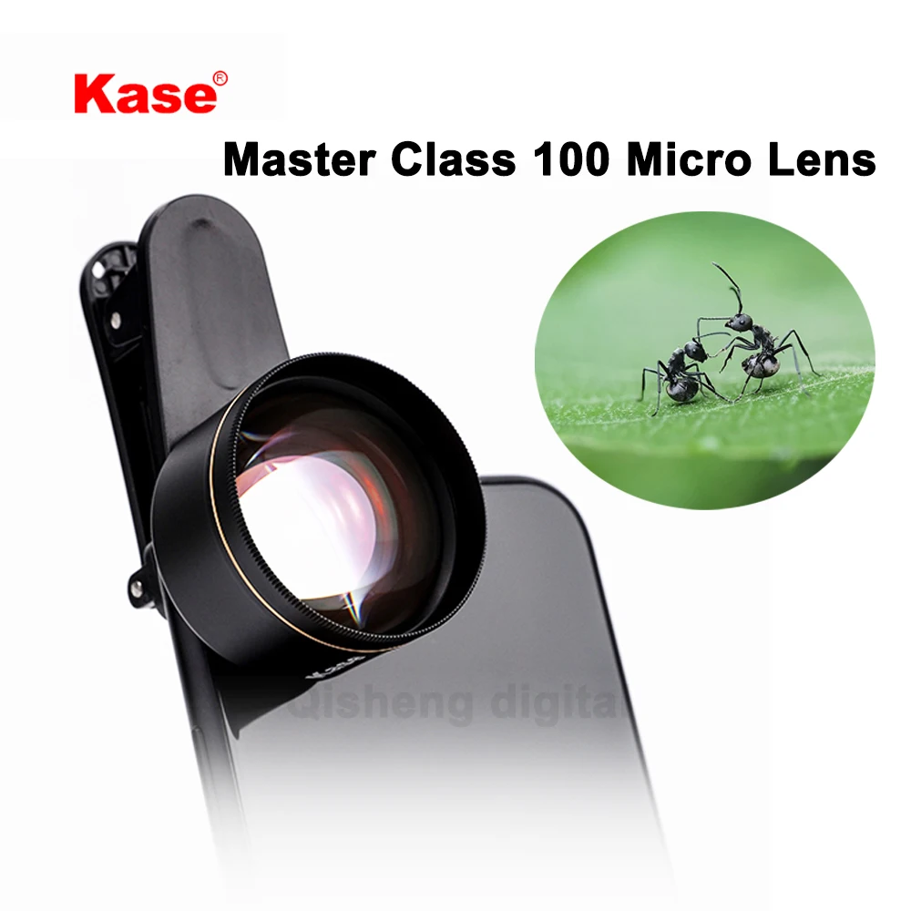 

Kase Master 100 Macro Smartphone Camera Lens HD Shooting Universal Phone Macro Len for iPhone Huawei Samsung OPPO Xiaomi