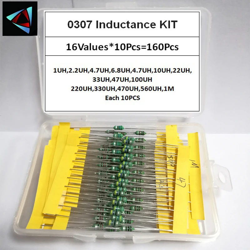 0307 DIP 1/4W Color Ring inductance Each 10PCS Inductors Assorted Set Kit 1UH 10 22 33 47 100 150 220 330 470 560 1MUH