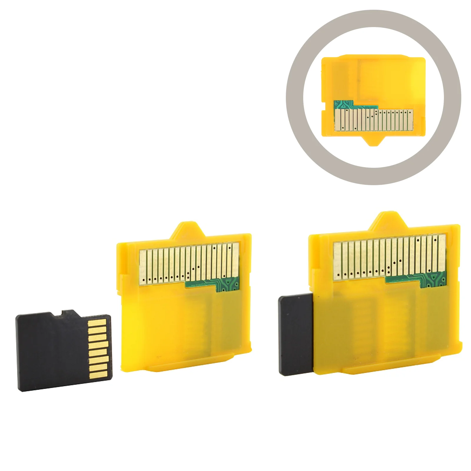 -1 Adaptador de câmera para inserir / (amarelo) para adaptador adaptador de memória