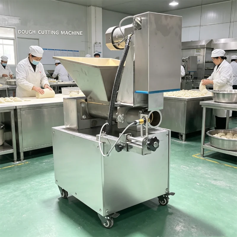 

Stainless Steel Dough Divider Machine Precise Cutting Electric For Pizza Making Dough Cutting Machine