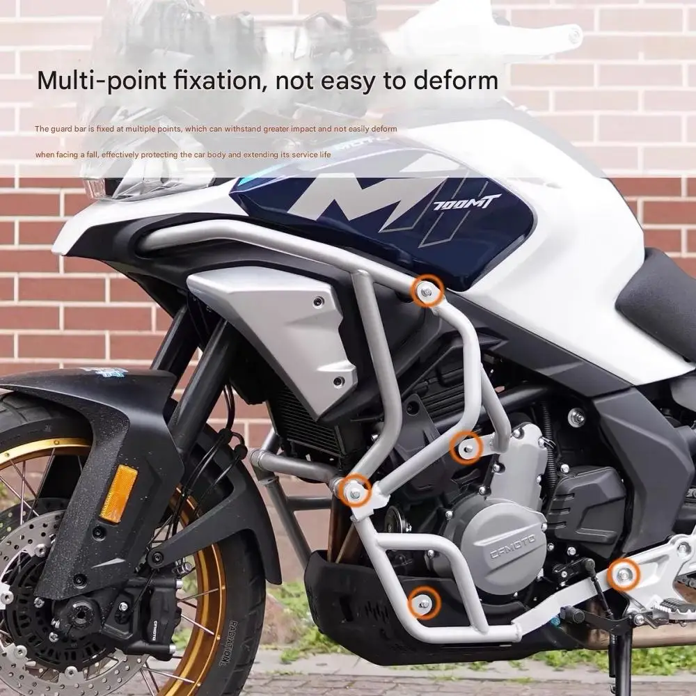 For CF 700MT Rear Body Kit - Rear Guard Anti-Drop Bar - Full Underbody Protection Rear Guard