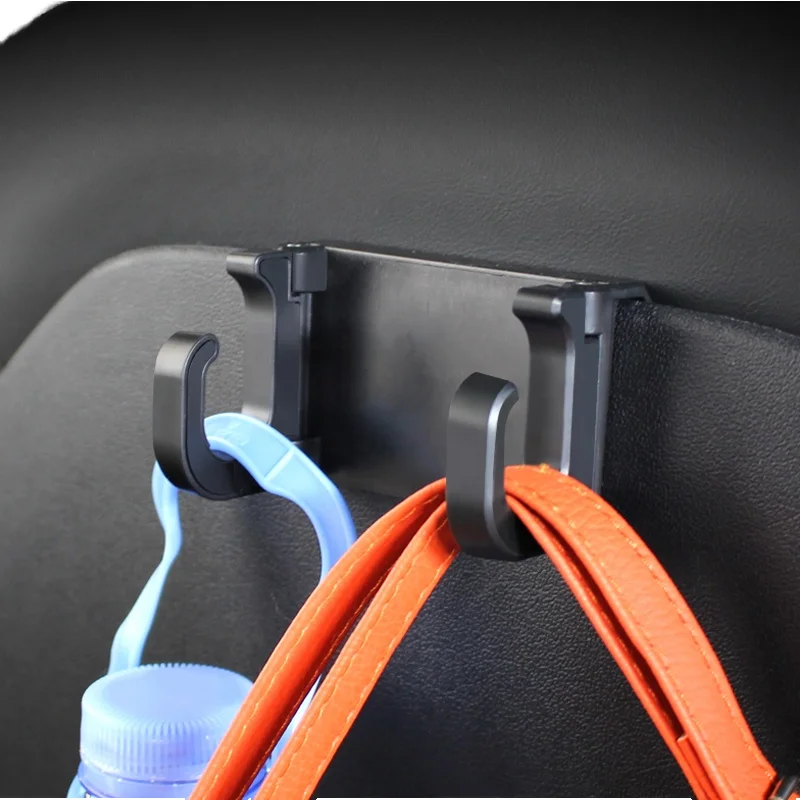 

G114 2 шт. крючки для заднего сиденья из АБС-пластика для модели 3/Y, легко складные подвесные аксессуары для спинки автомобильного сиденья