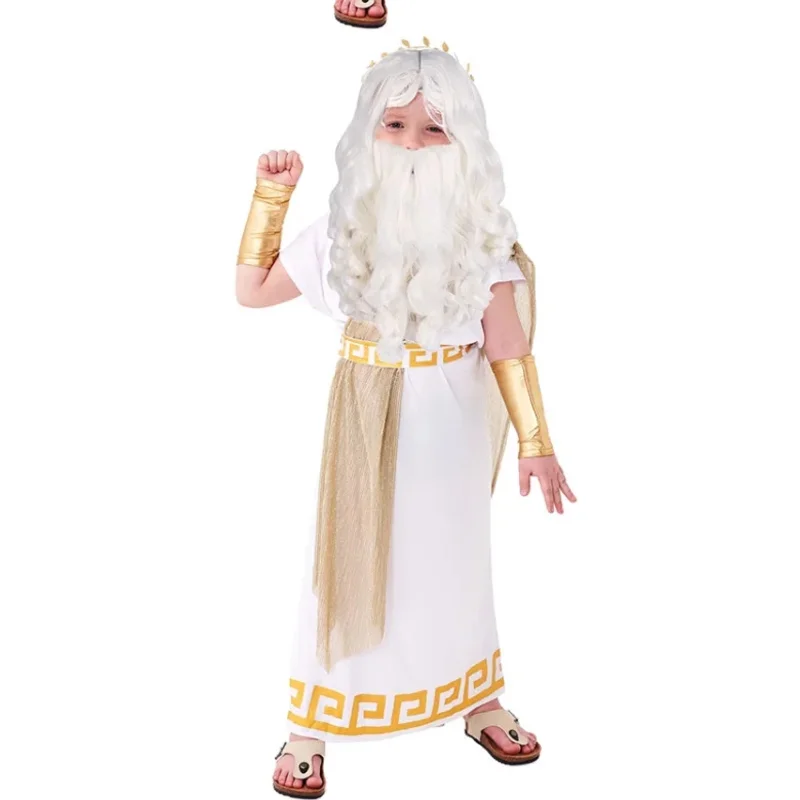 ฮาโลวีนคอสเพลย์ King เครื่องแต่งกายเครื่องแต่งกาย King Of Gods เครื่องแต่งกาย Carnival Party Cosplay เด็ก Dress Up