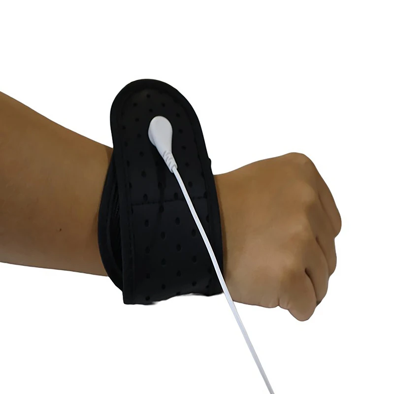 Earthing Wristband Premium Grounding Therapy PU Wrist Strap For Better Sleeping Anti-static Conductive Material Improve Health