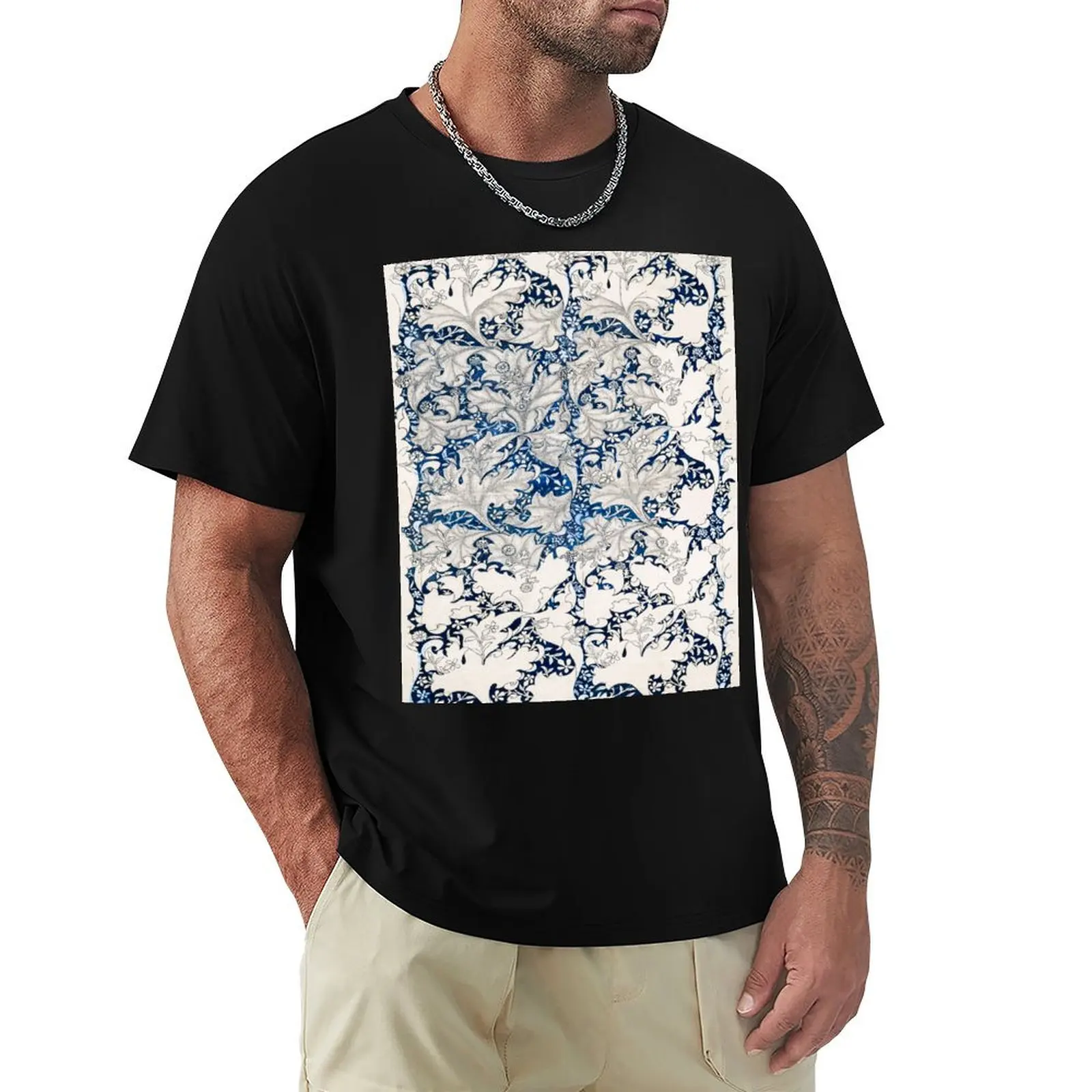

william morris - vintage floral patterns T-Shirt custom t-shirts valentines clothes vintage summer tops cotton t shirt men